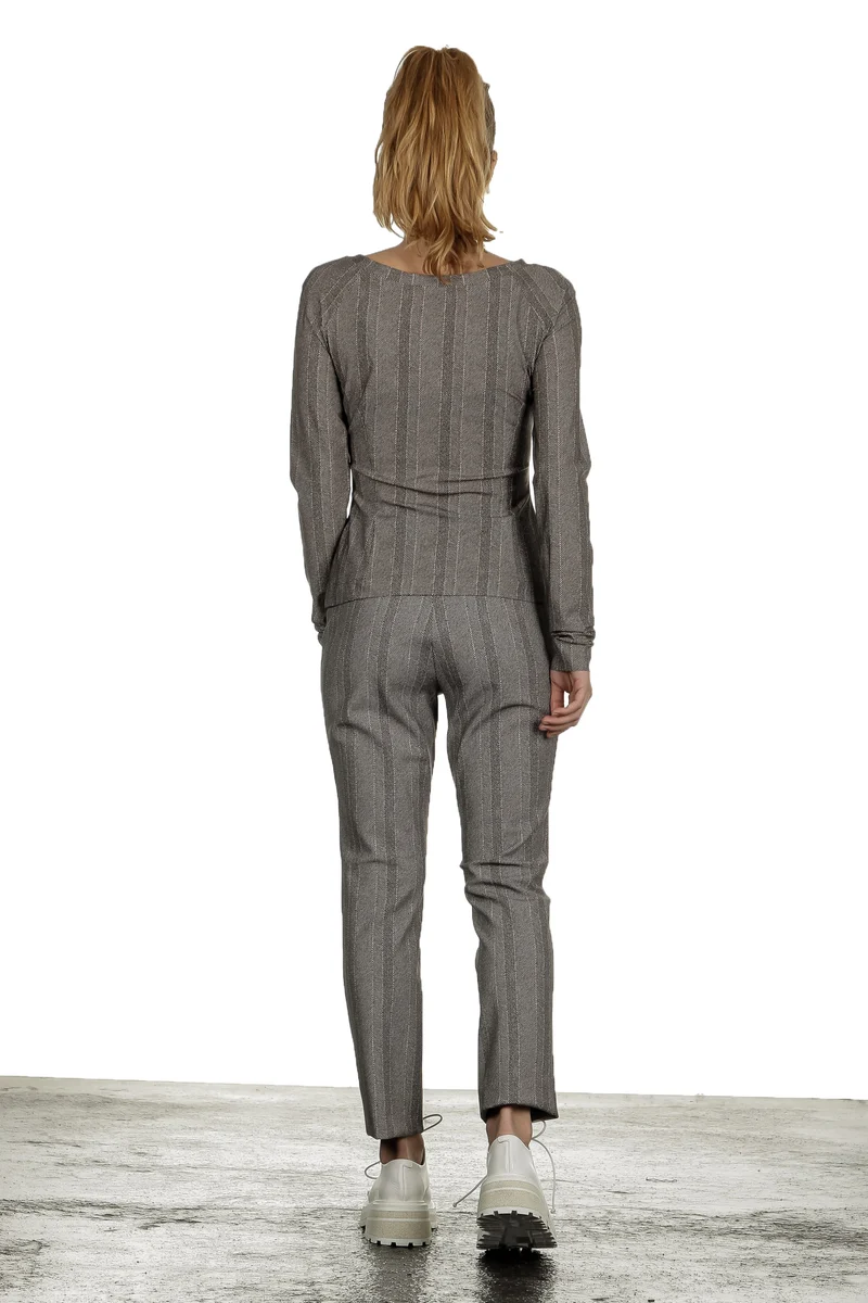 Schella Kann 2 Damen Hose mit Print schwarz weiß