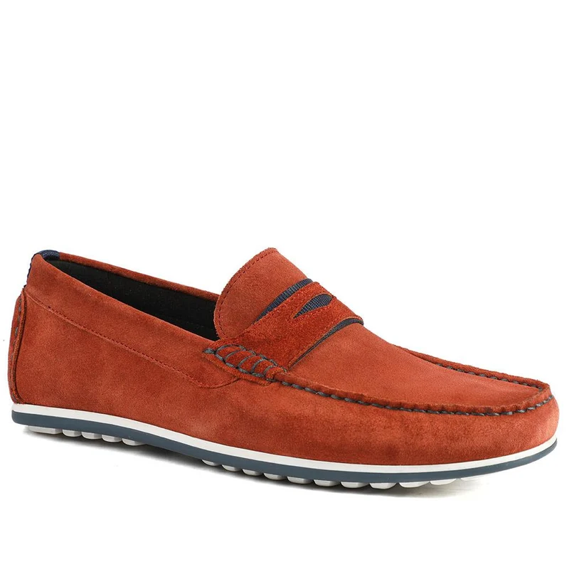 Bonetti3 All-Leather Loafers - BONETTI3 / 328 713 - Rust Suede