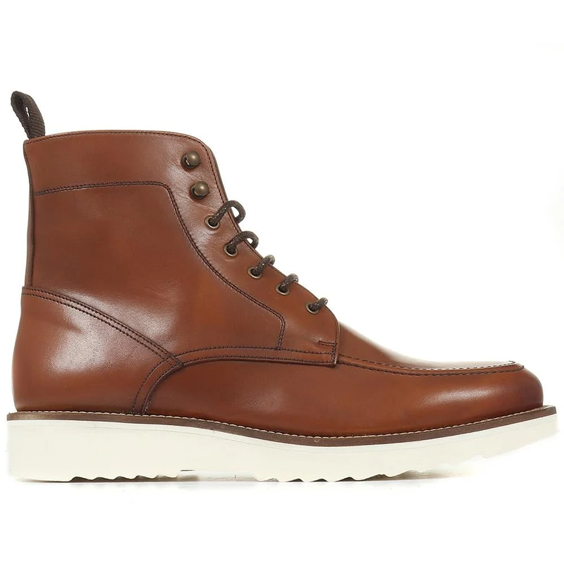 Channing Lace Up Leather Boots - CHANNING / 321 993