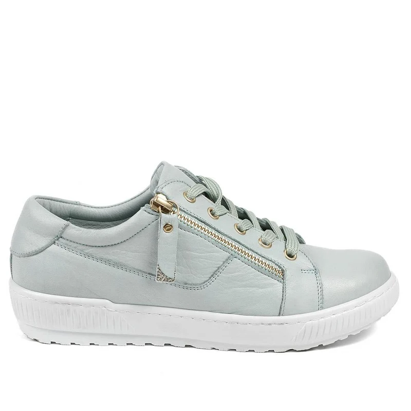 Padova Wide-Fit Leather Trainers - PADOVAWIDE / 326 787