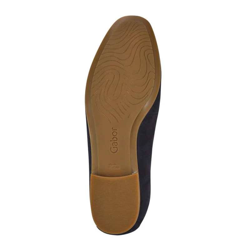 Jangle Gabor Suede Buckle Loafers - GAB37500 / 323 288 - Navy