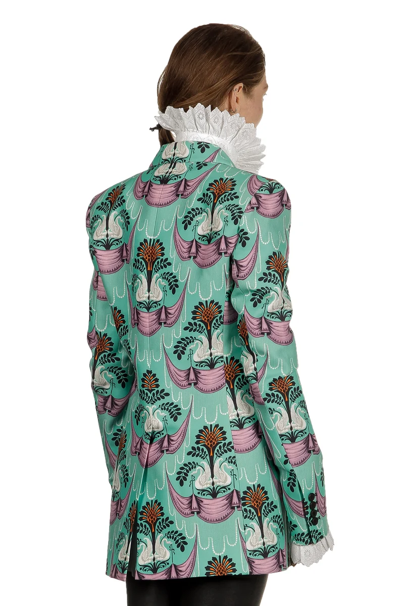 Paco Rabanne Damen Blazer mit Print multicolor