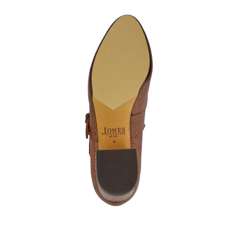 Xanthi Heeled Mary Janes - XANTHI / 325 044 - Brown Croc