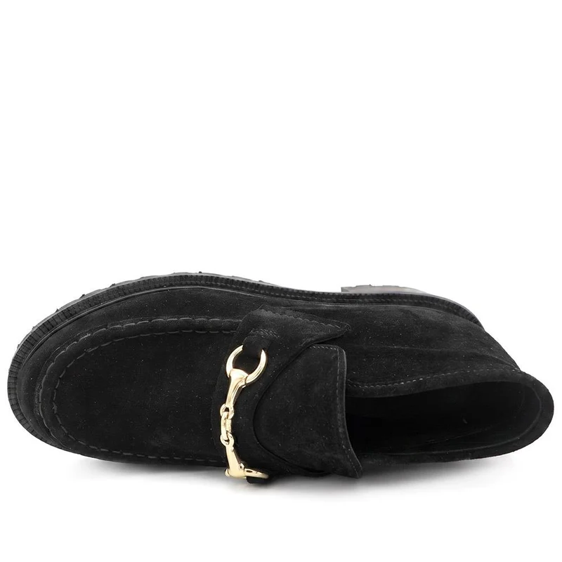 Tovia Leather Smart Ankle Boots - TOVIA / 329 778 - Black Suede