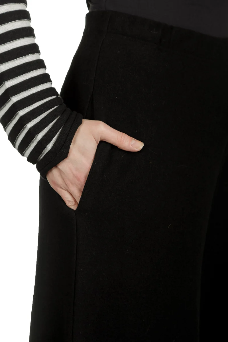 Yukai Damen Culotte Hose schwarz