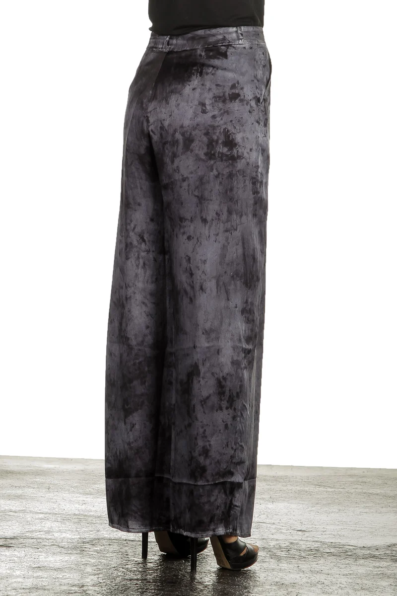 AVANT TOI Damen Bundfaltenhose Seide multicolor