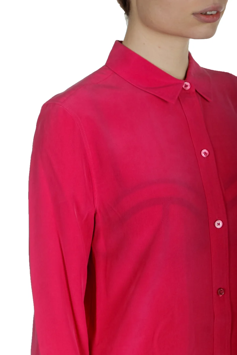 Equipment Seidenbluse magenta