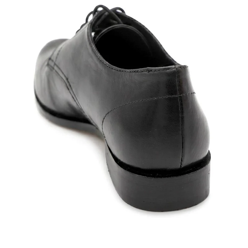 Liliana Leather Smart Derby Shoes - LILIANA / 330 045 - Black Leather