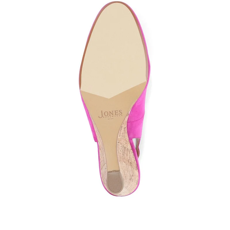 Zahra Leather Wedges - ZAHRA / 323 567 - Hot Pink