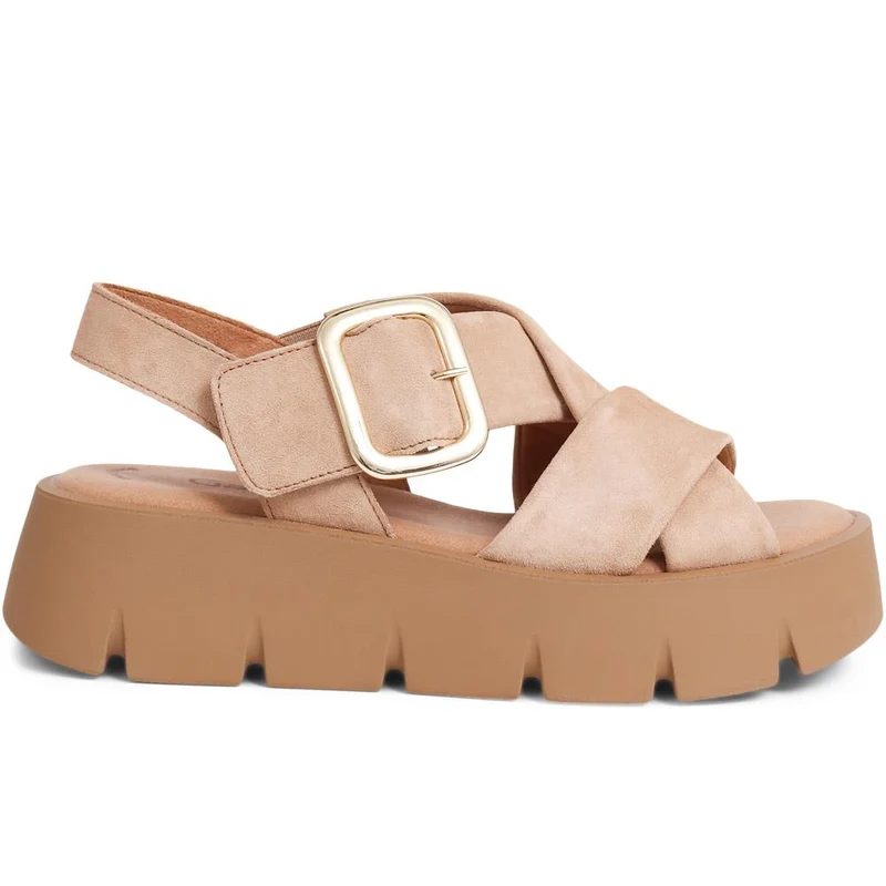 Chunky Leather Sandals - GAB39505 / 325 078