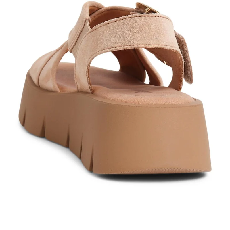 Chunky Leather Sandals - GAB39505 / 325 078 - Light Tan