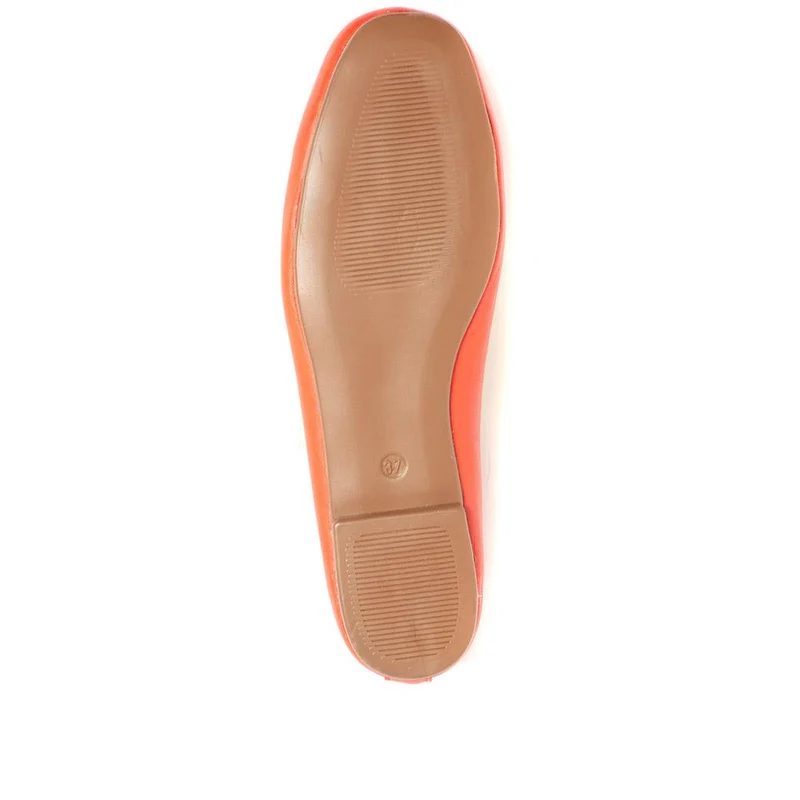 Giorgiana Embellished Ballet Pumps - GIORGIANA / 323 918 - Red