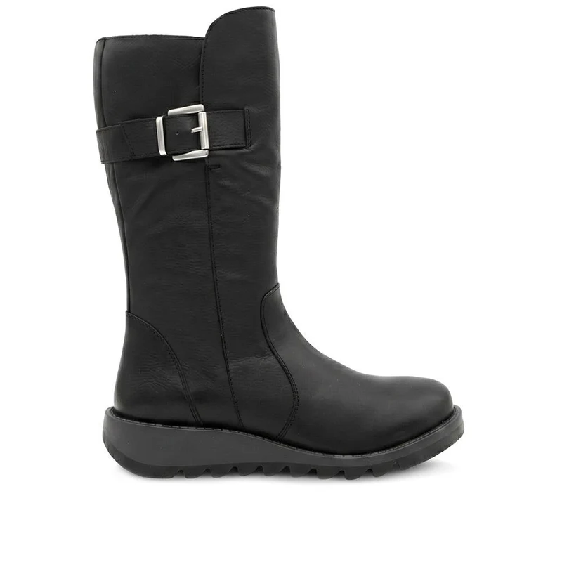 Edita2 Leather Long Boots - EDITA2 / 329 733 - Black