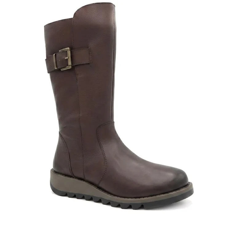 Edita2 Leather Long Boots - EDITA2 / 329 733 - Brown