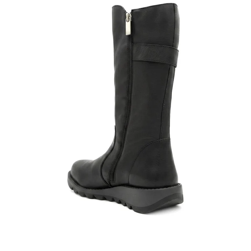 Edita2 Leather Long Boots - EDITA2 / 329 733 - Black