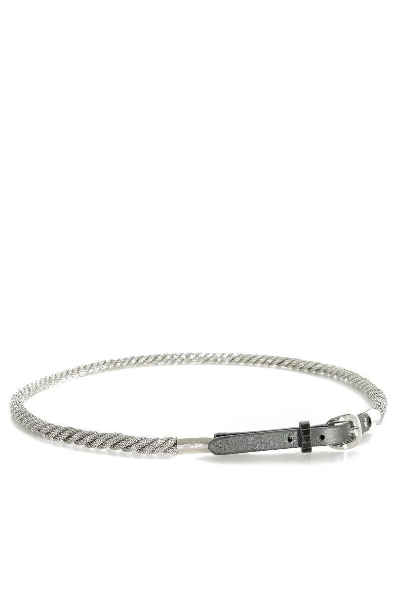 NANNI Metall Kettengürtel in silber