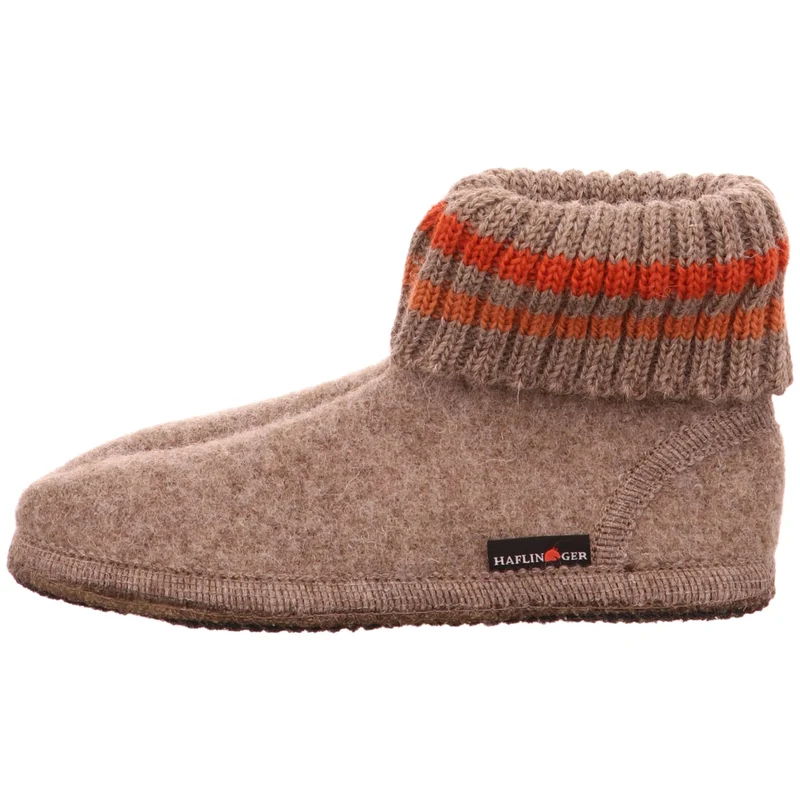 Haflinger Hausschuh Paul beige