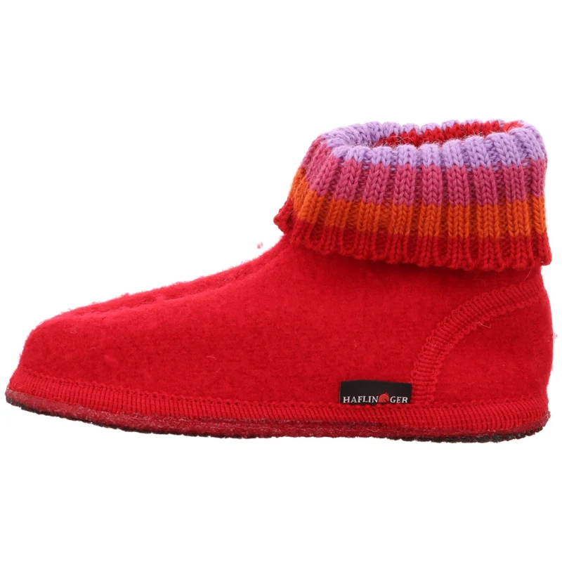 Haflinger Hausschuh Paul rot