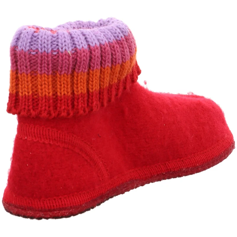 Haflinger Hausschuh Paul rot
