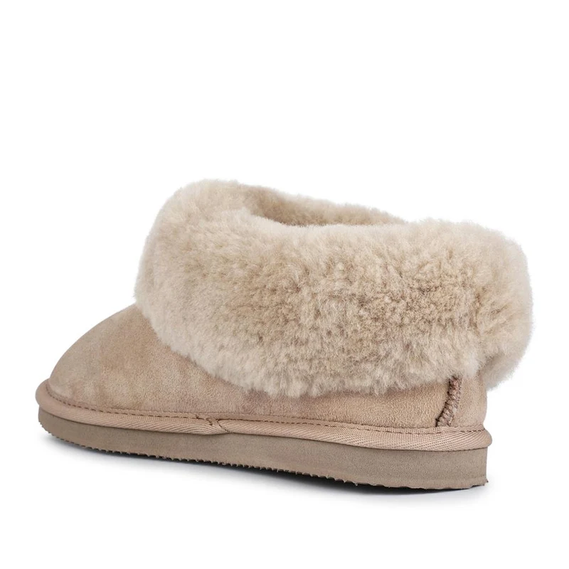 Froda Sheepskin-Lined Slippers - FRODA / 328 492 - Taupe