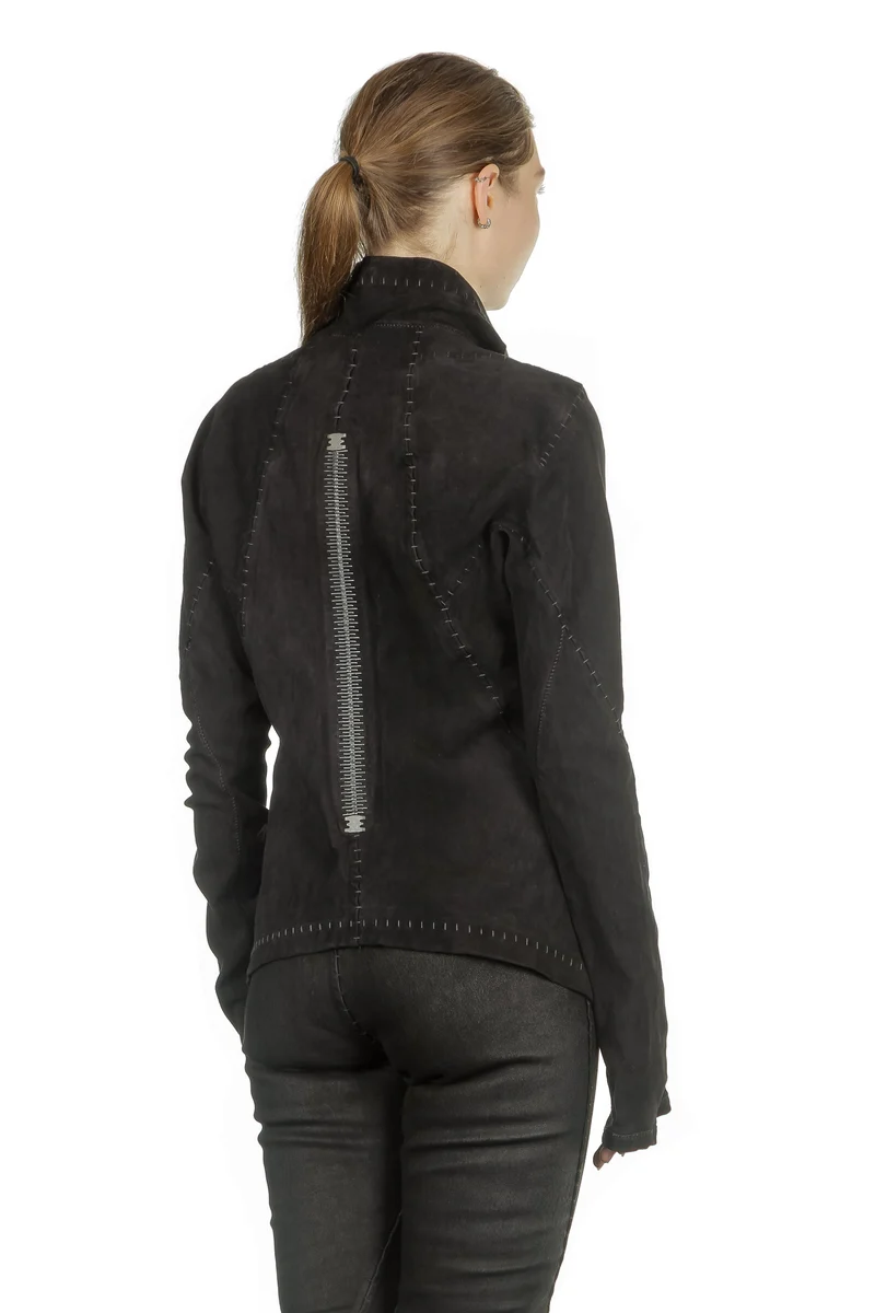 Isaac Sellam Damen Leder Jacke schwarz
