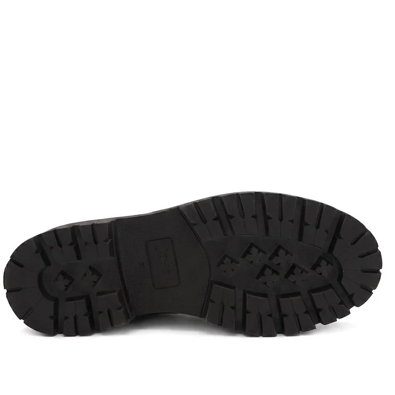 Perdita Leather Platform Moccasins - PERDITA / 328 592 - Cow