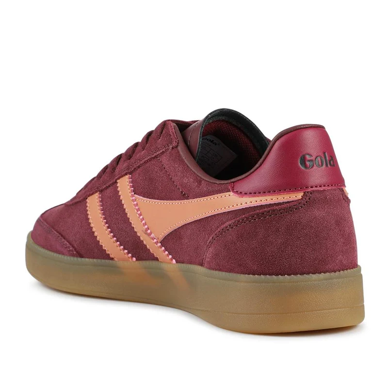 Gola Viper Leather Lace Up Trainers - JAC42501 / 327 785 - Burgundy