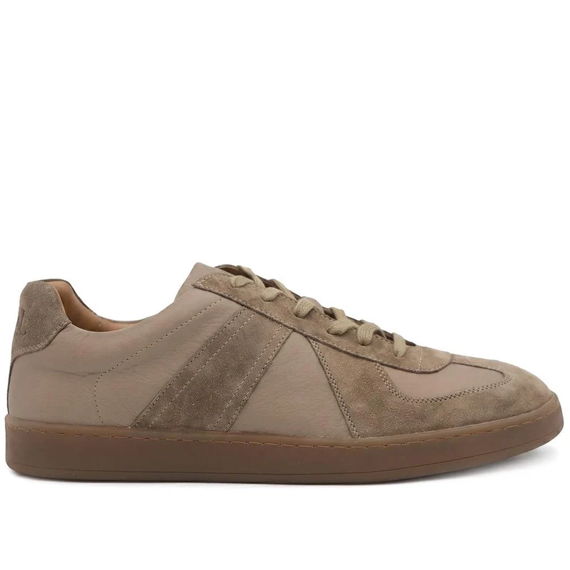 Santo Leather Trainers - SANTO / 328 816 - Taupe