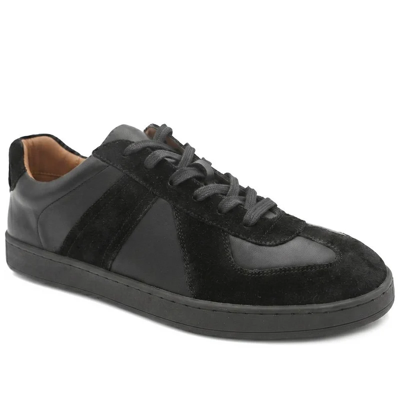 Santo Leather Trainers - SANTO / 328 816 - Black