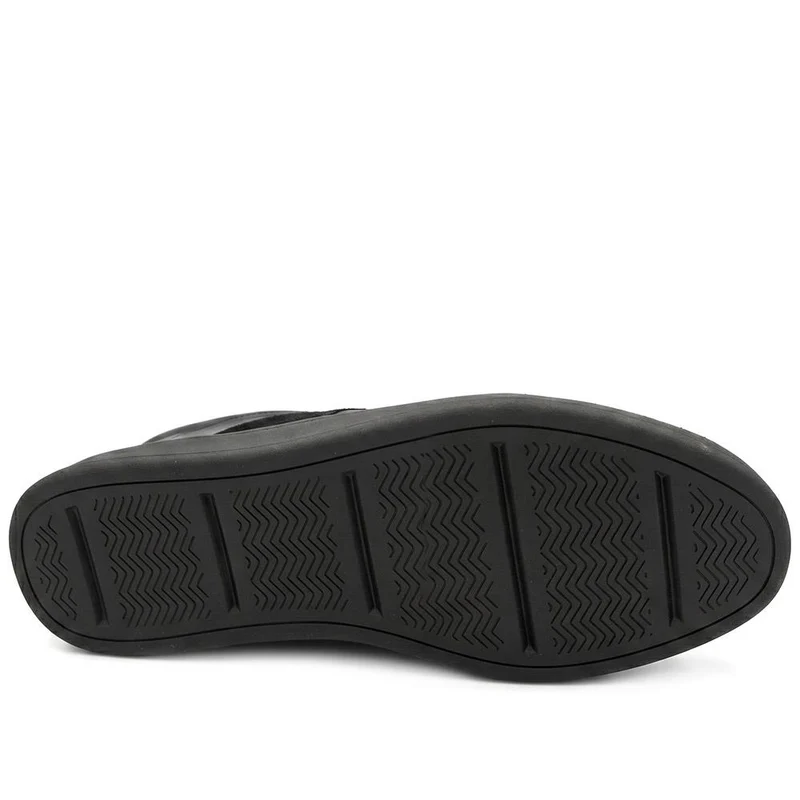Santo Leather Trainers - SANTO / 328 816 - Black