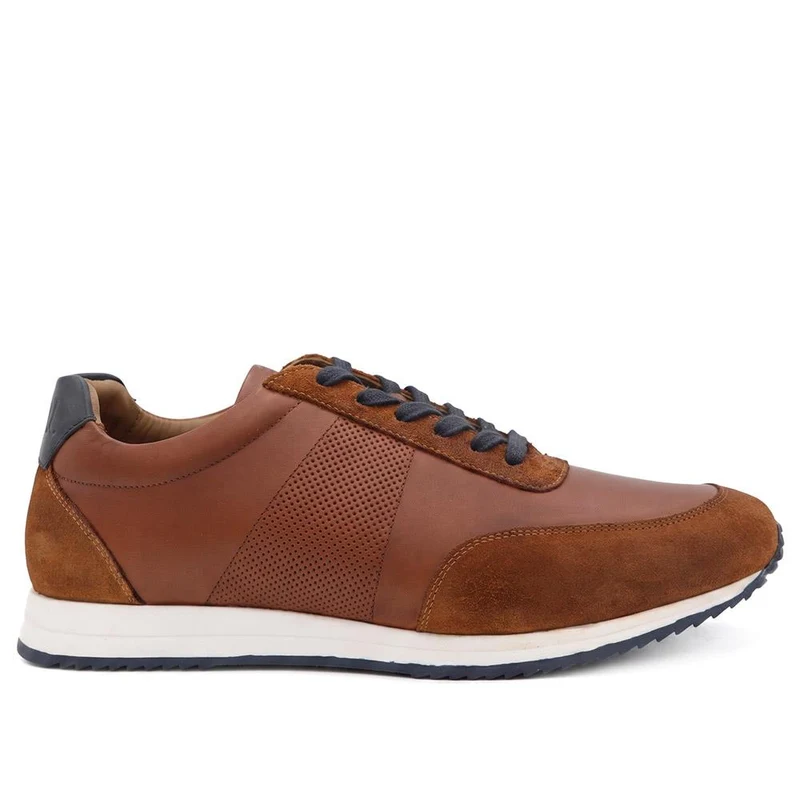 Salvi Wide Fit Leather Trainers - SALVI / 328 876