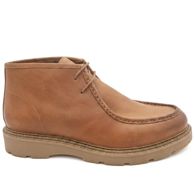 Daxton Coated Leather Chukka Boots - DAXTON / 329 769