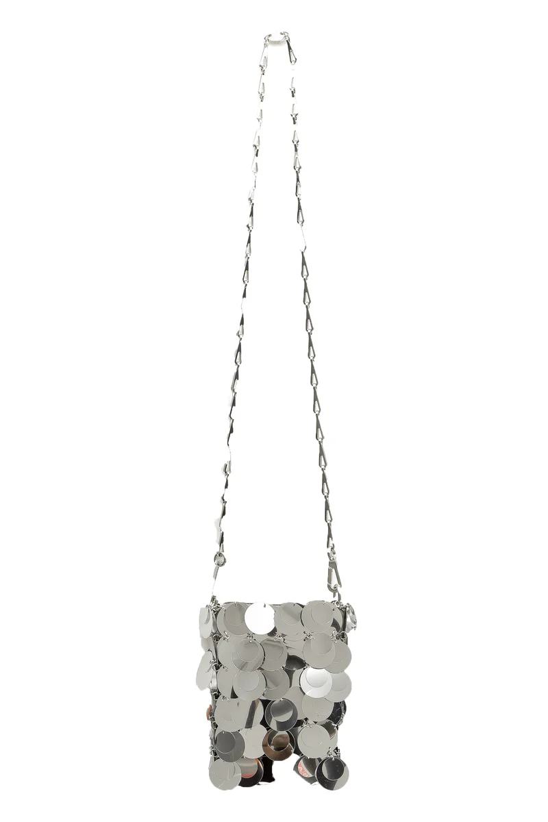 Paco Rabanne Sparkle Mini Umhängetasche silber