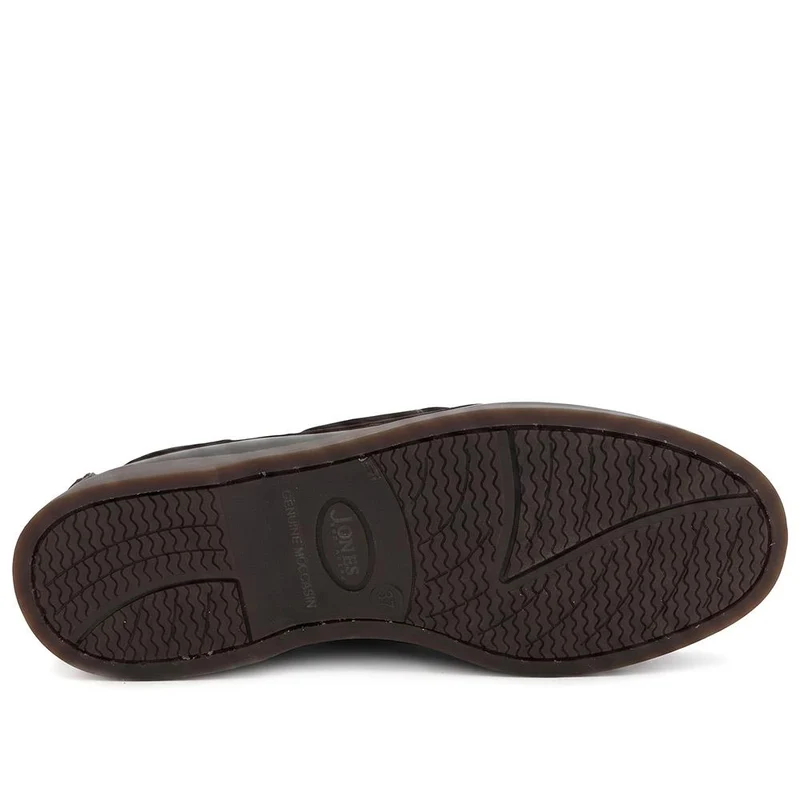 Patrizia Leather Boat Shoes - PATRIZIA / 322 369 - Dark Brown