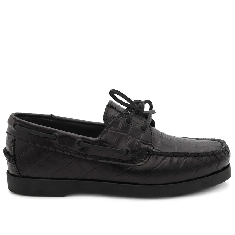 Patrizia Leather Boat Shoes - PATRIZIA / 322 369