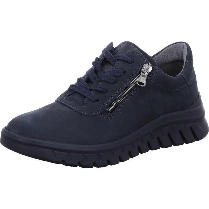 Waldläufer Schnürschuh H-Biggi blau