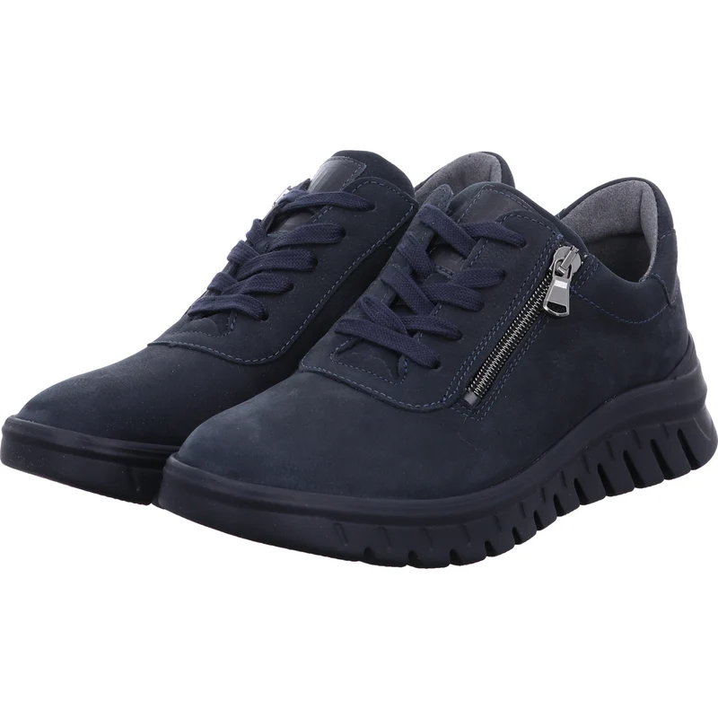 Waldläufer Schnürschuh H-Biggi blau
