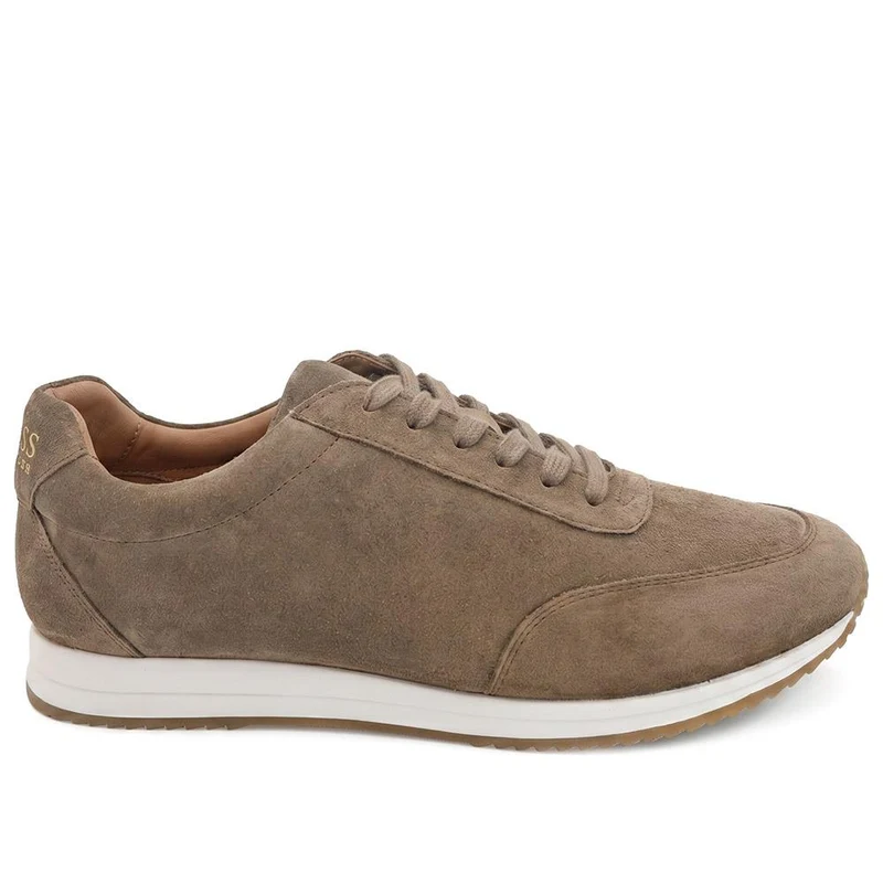 Southend2 Leather Trainers - SOUTHEND2 / 325 111 - Taupe Suede
