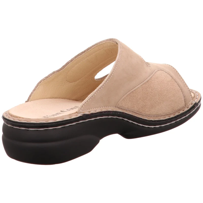 FinnComfort Pantolette Zeno beige-kombi.