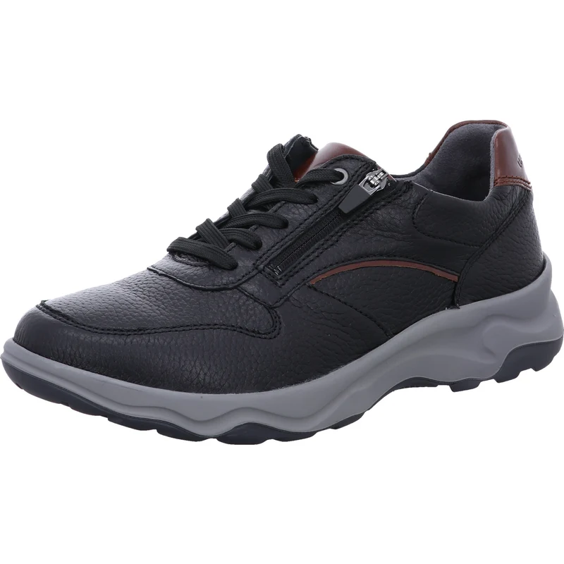 Waldläufer Schnürschuh H-Max schwarz