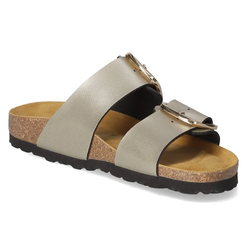 Pantoletten Gold