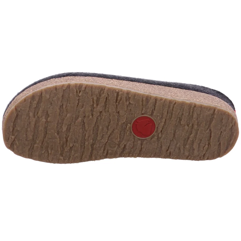 Haflinger Hausschuh Kris grau