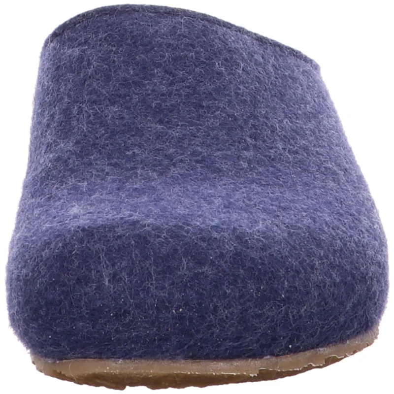 Haflinger Hausschuh Michl blau