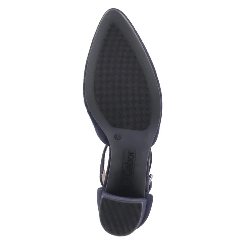 Riemchenpumps Blau