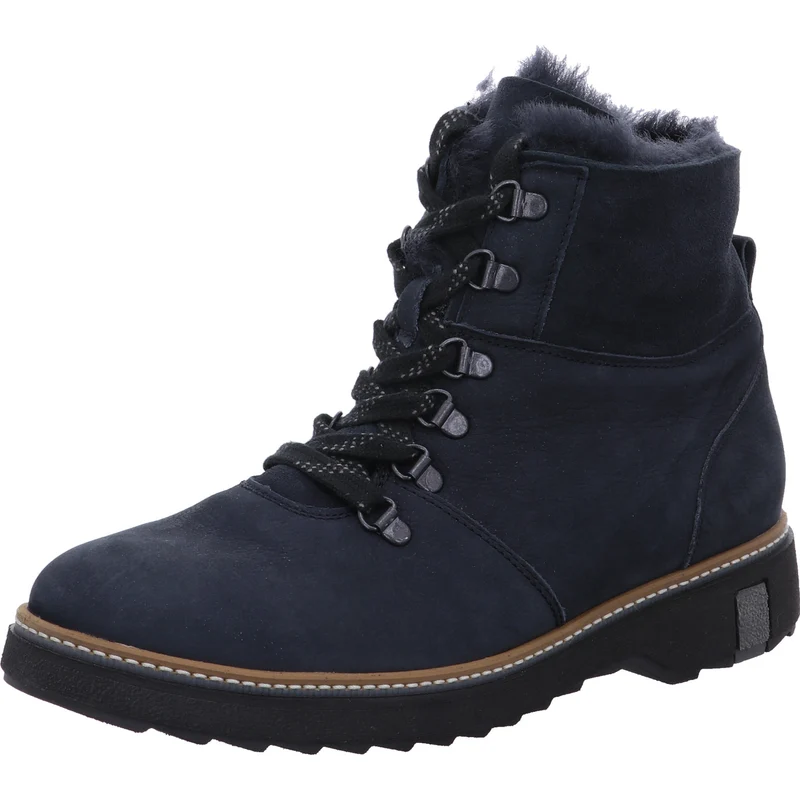 Waldläufer Stiefelette Hitomi blau