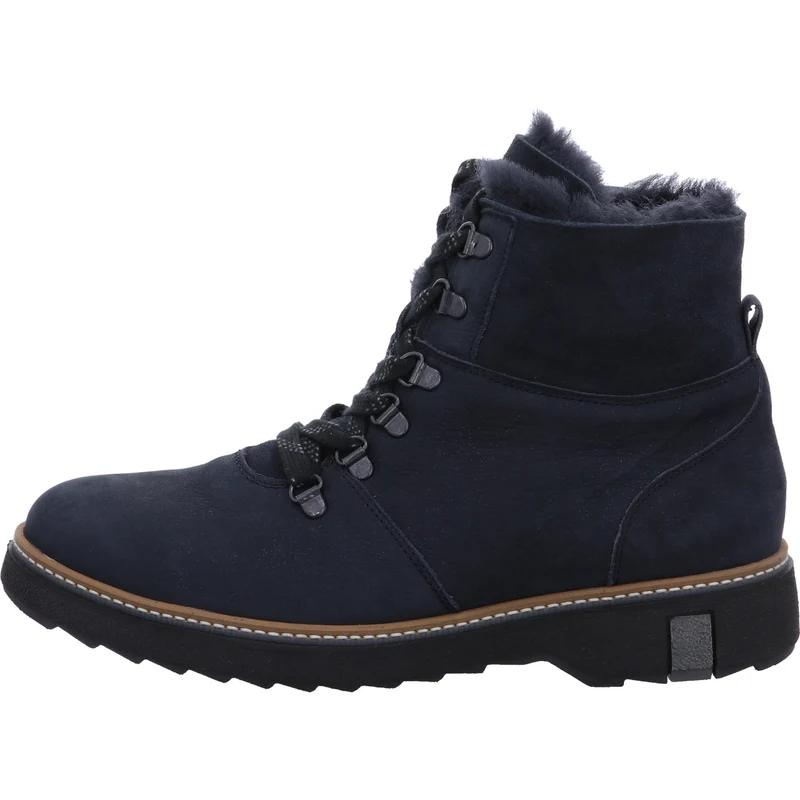 Waldläufer Stiefelette Hitomi blau