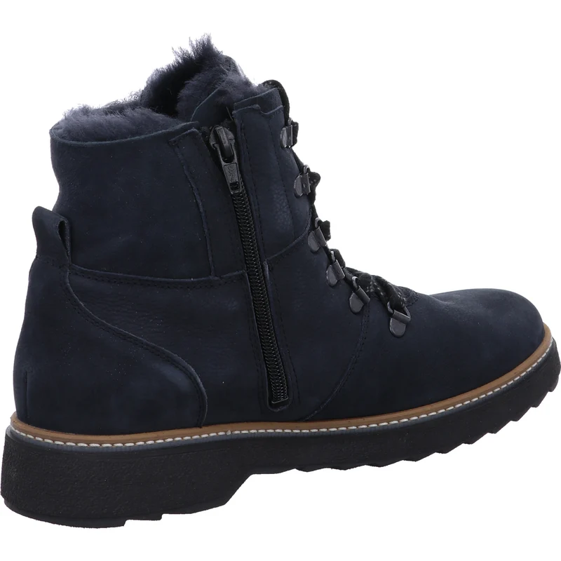 Waldläufer Stiefelette Hitomi blau