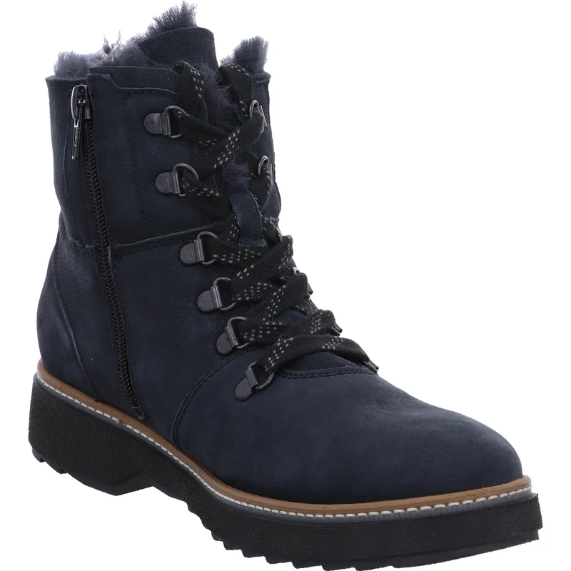 Waldläufer Stiefelette Hitomi blau