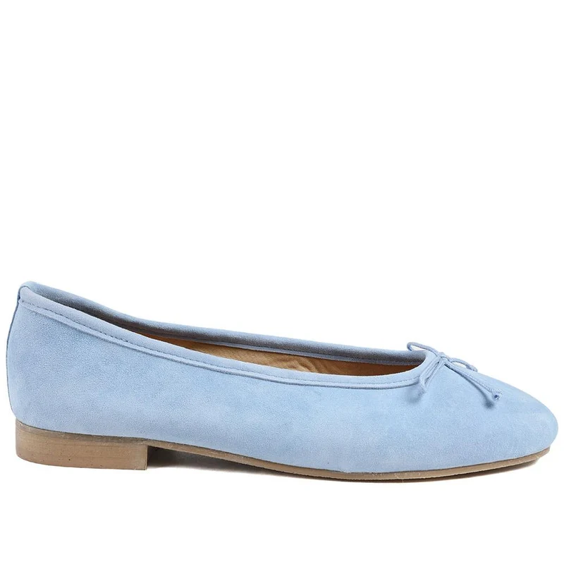 Ofelia Bow Detail Leather Pumps - OFELIA / 328 560