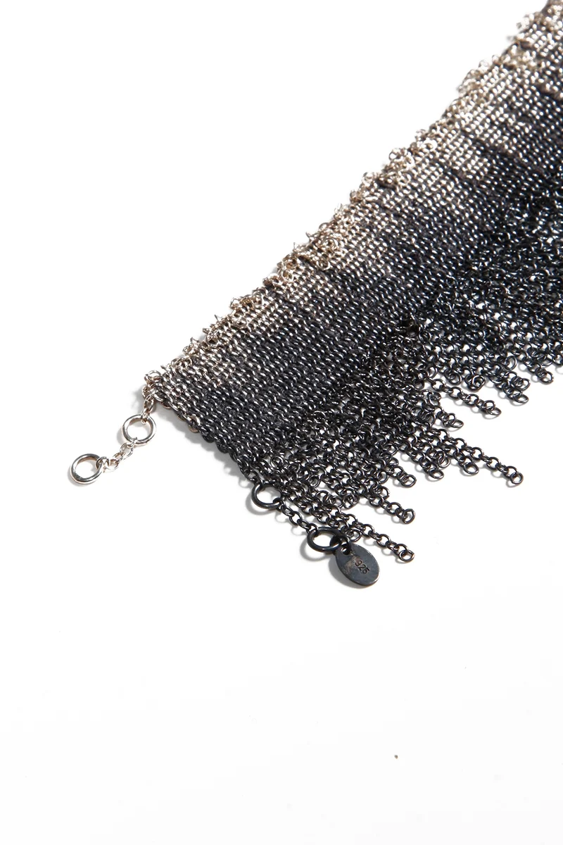 17 by Stephanie Schneider Kettenarmband schwarz gold